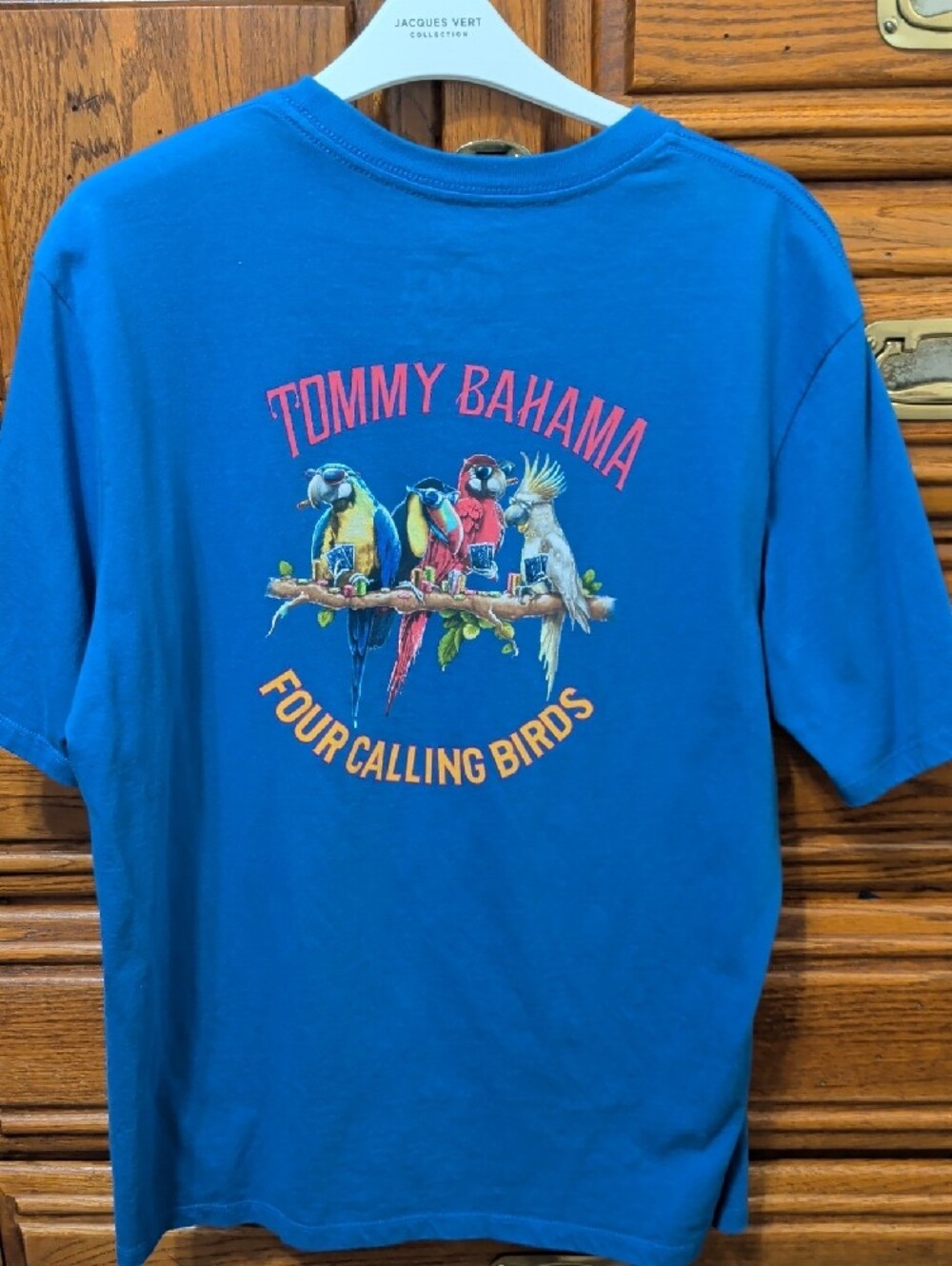 Men's Tommy Bahama Christmas Blue Short-Sleeve T-Shirt